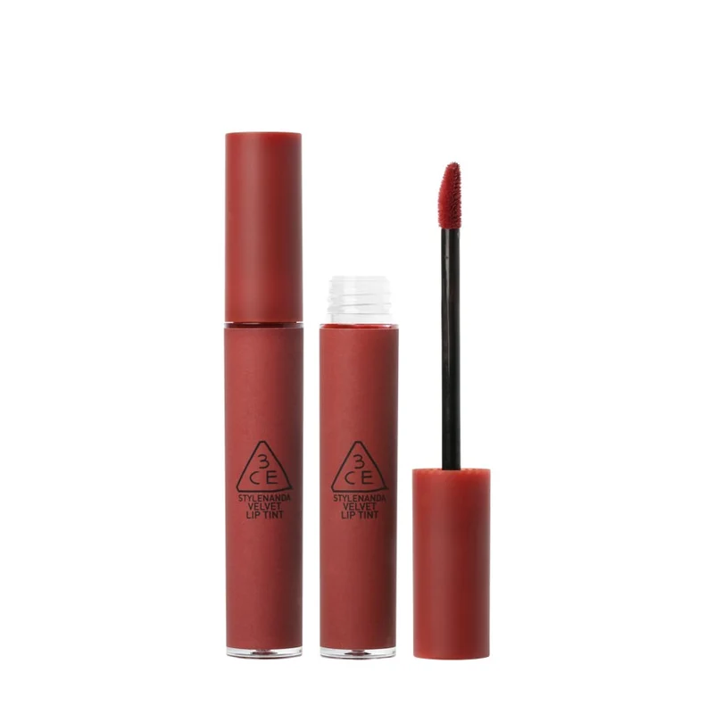 [Self-operated] South Korea 3CE Sanxi Jade Velvet Lip Glaze Red Series #Speak Up Red Pear Color 4g, long-lasting and does not remove makeup