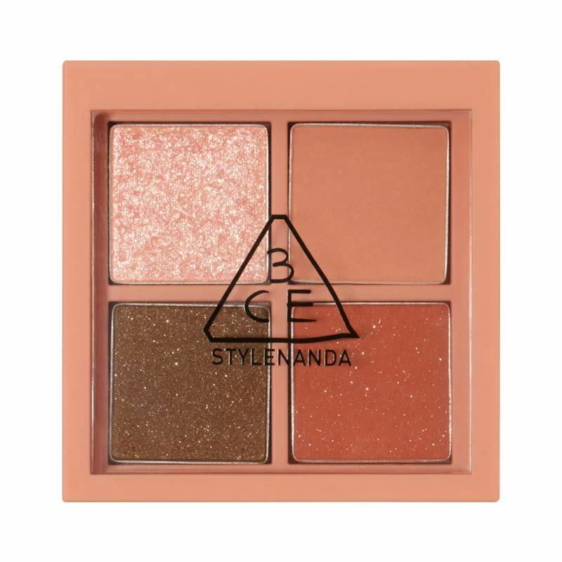 [Self-operated] Korea 3CE Sanxi Jade 4-Color Eyeshadow Palette #CLOSING OUT Hawthorn Palette 3.2g Pearlescent Matte Eyeshadow Palette