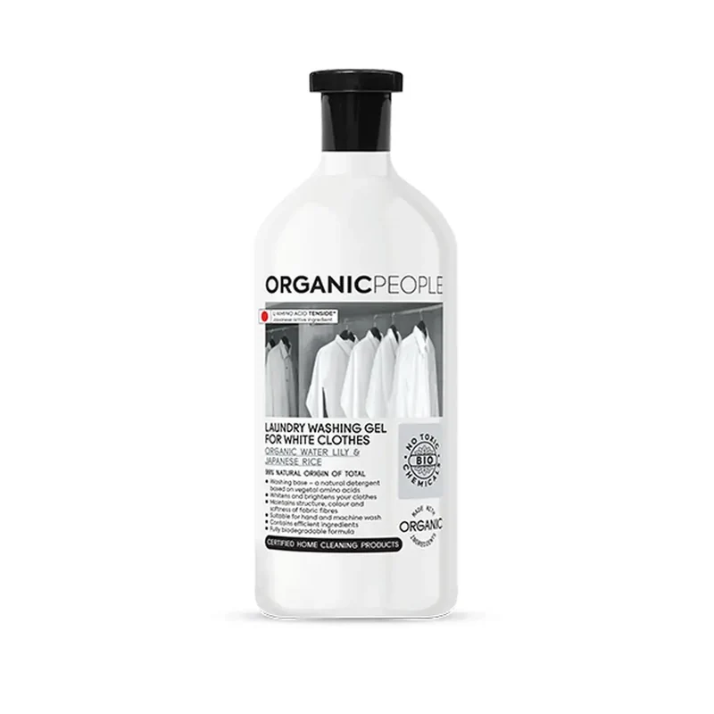 Organic People Organic Water Lily & Japanese Rice Organic Liquid Laundry Detergent, 1000 Ml