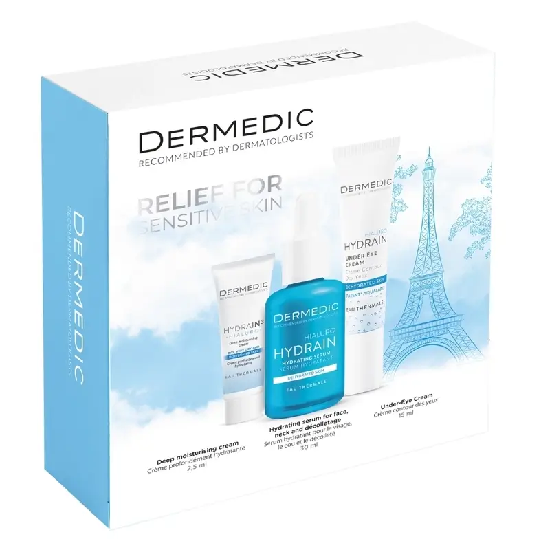 Dermedic Pack Hydrain Complete Routine , 30 + 2,5 +15 ml
