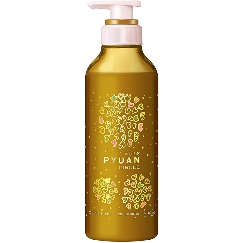 [Self-operated] Japanese KAO Kao PYUAN pure and clean conditioner, peach and plum floral fragrance 425ml, super foaming, long-lasting fragrance