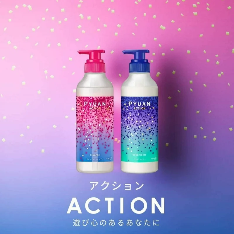 [Self-operated] Japanese KAO Kao PYUAN Pure Cleansing Conditioner, Citrus Sunflower Fragrance 425ml, Super Foaming, Long-lasting Fragrance