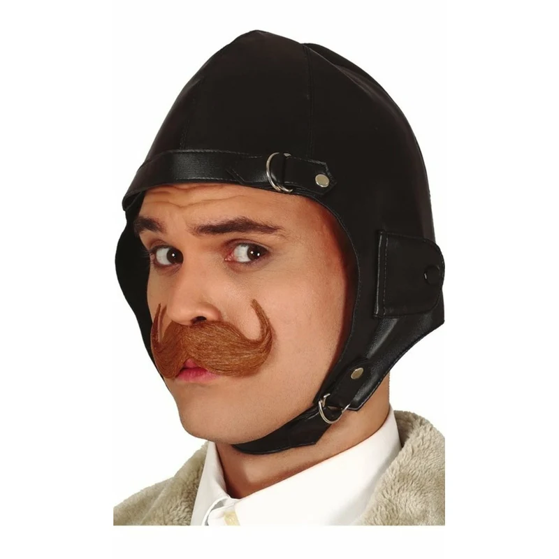 Schwarze Fliegermütze