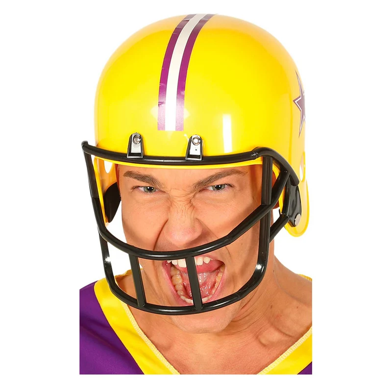 Gelber Rugby-Helm
