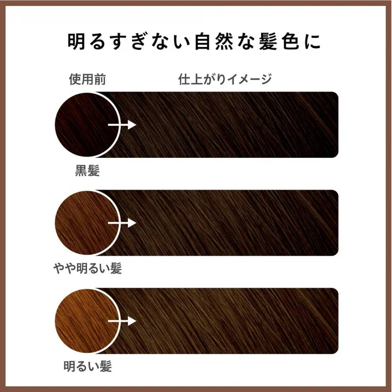 [Self-operated] Japanese KAO Kao LIESE men's foam hair dye NATURAL BROWN natural brown