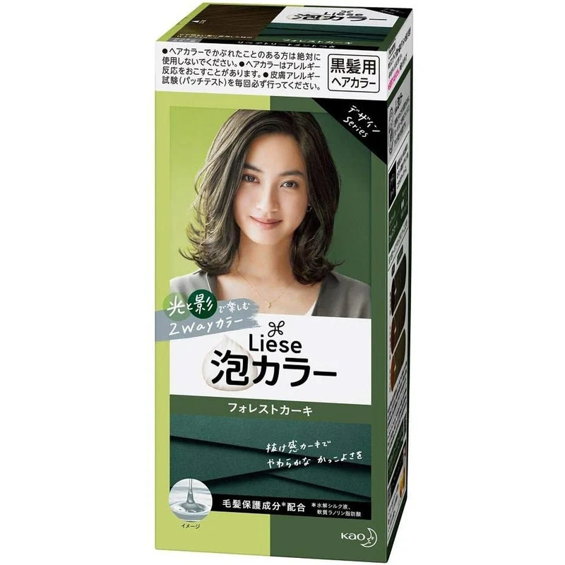 [Self-operated] Japanese KAO Kao LIESE PRETTIA new foam hair dye #光影卡khakiforest single group won the first place in the COSME Awards