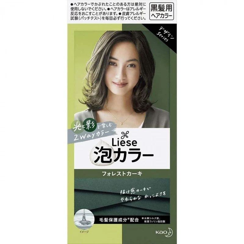 [Self-operated] Japanese KAO Kao LIESE PRETTIA new foam hair dye #光影卡khakiforest single group won the first place in the COSME Awards