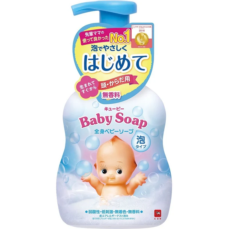 [Self-operated] Japanese COW Baby Body Wash, Refreshing, No Additives, 400ml, Two-in-one Shampoo and Bath