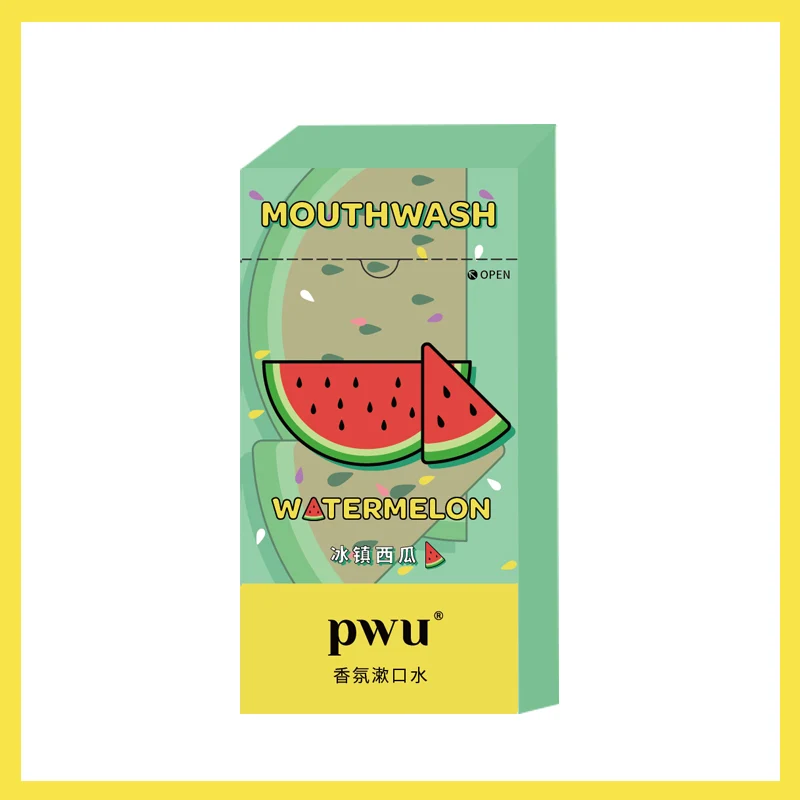 [Self-operated] China PWU Puwudaimei portable disposable mouthwash 12ml*20 pieces, iced watermelon
