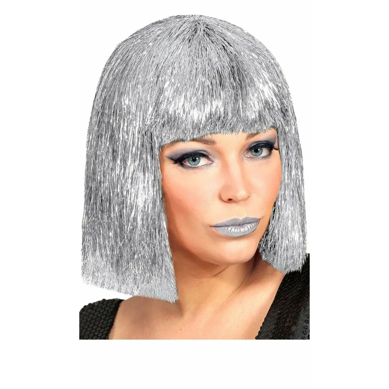 Perücke Silber Midi