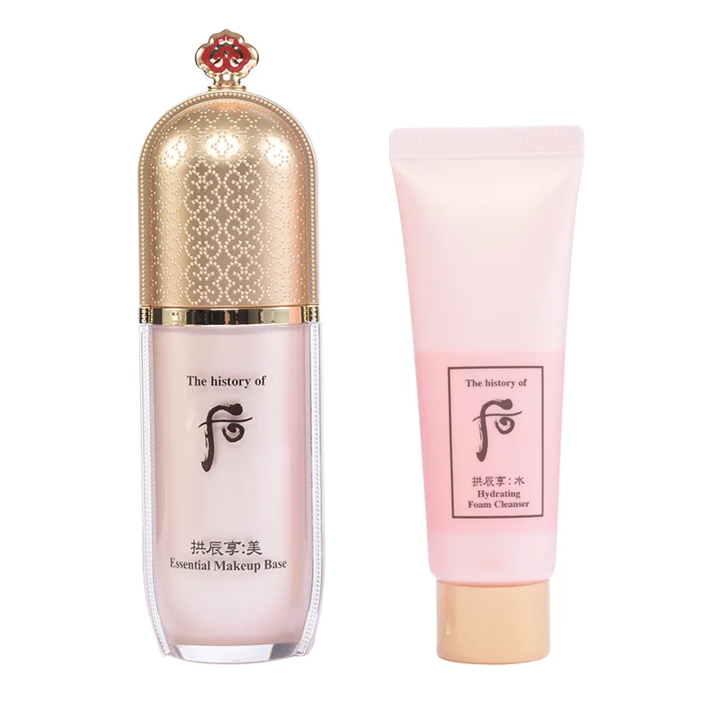 [Self-operated] South Korea's THE HISTORY OF WHOO Hou Gongjinxiangmei Yuqiong Cream Gold Pink Set Comes with Cleansing Milk