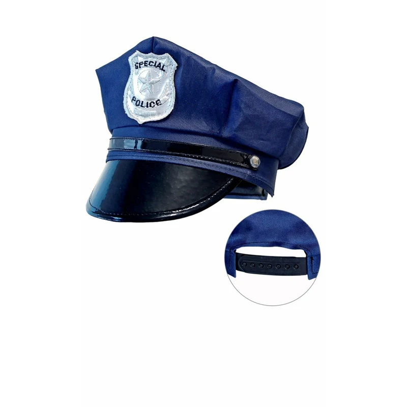 Polizei Mütze Blau für Kinder