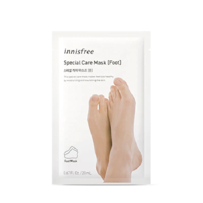 [Self-operated] Korean INNISFREE Moisturizing Care Foot Mask 20 set XNUMXml