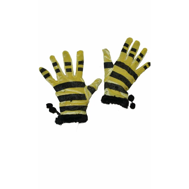 Bienen Handschuhe mit Bommeln