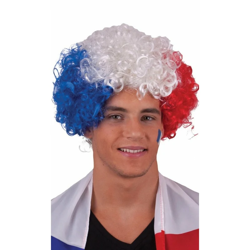 Perücke Frankreich Afro