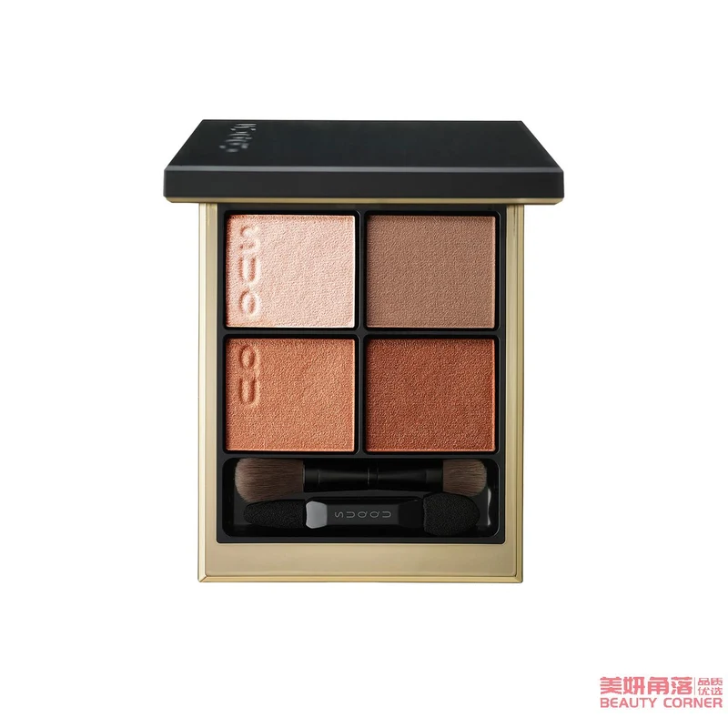 [Self-operated] Japan's SUQQU New Edition Crystal Color Three-dimensional Four-Color Eyeshadow Palette #02 Yang Fragrance Color Youkouiro