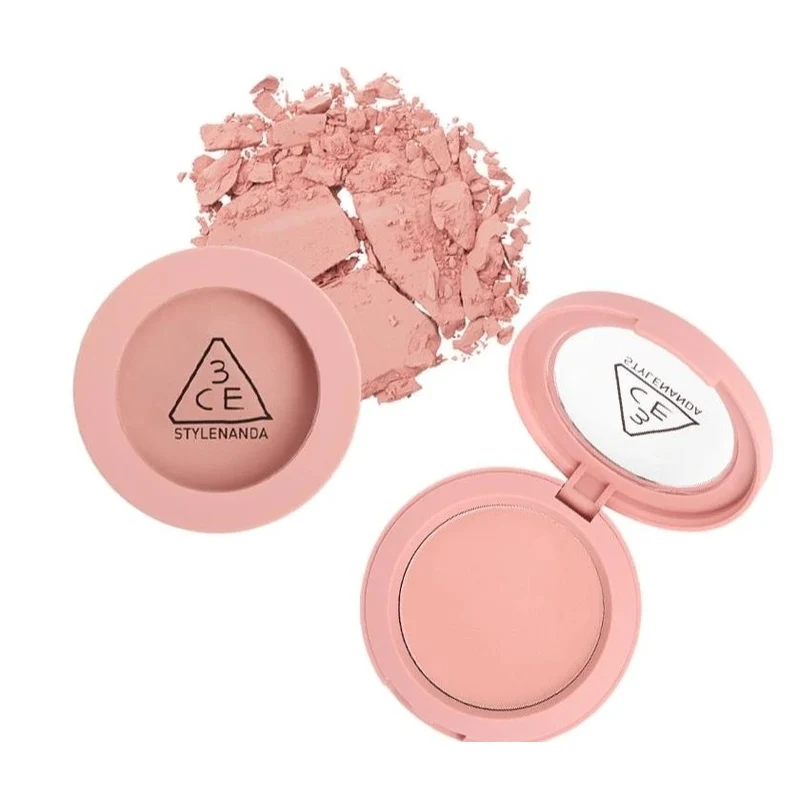 [Self-operated] Korean 3CE MOOD RECIPE single color blush #MONO PINK nude pink 5g