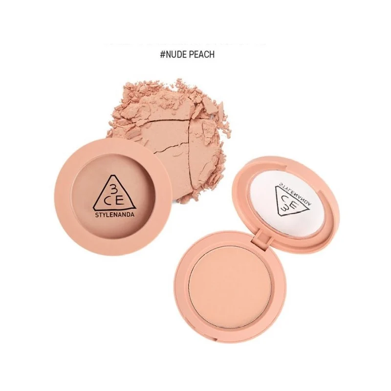 [Self-operated] South Korea 3CE MOOD RECIPE single color blush #NUDE PEACH nude orange 5g