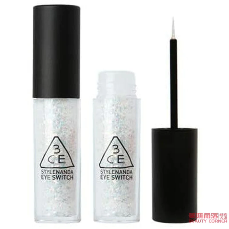 [Self-operated] South Korea 3CE One Drop Liquid Eyeshadow EYE SWITCH Super Flash Pearl #DOUBLE NOTE Blue Purple Flash 4.5g