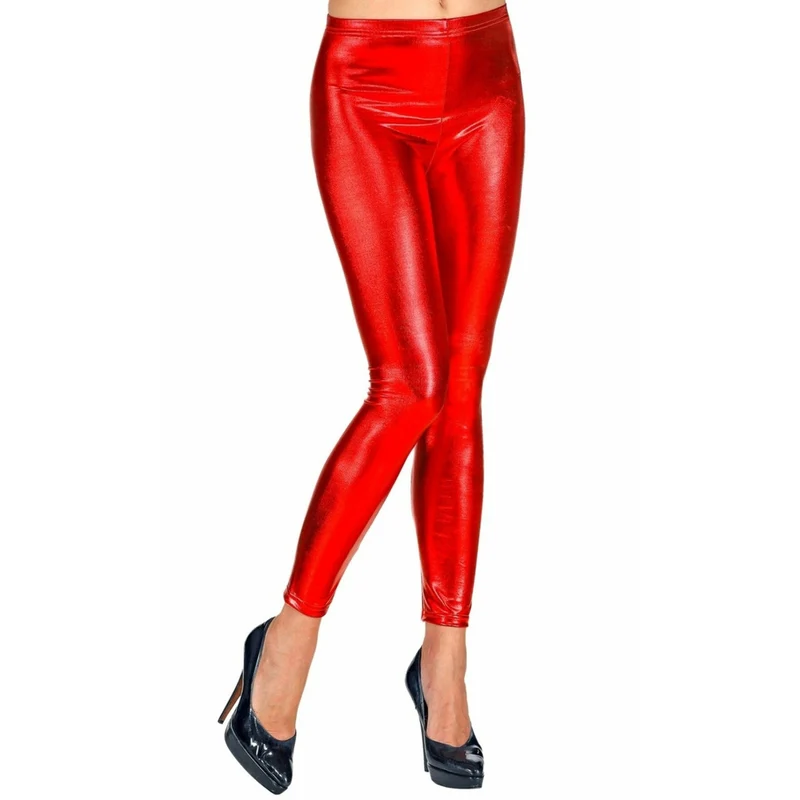 Rote Leggings Fashion L/XL
