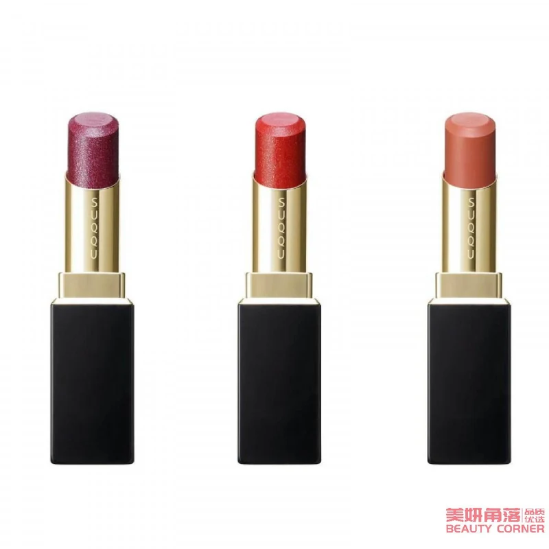 [Self-operated] Japanese SUQQU crystal lustrous lipstick, moisturizing long-lasting lipstick, moisturizing micro-glitter, autumn and winter limited new color 118 Zhu Zhi SHUORI