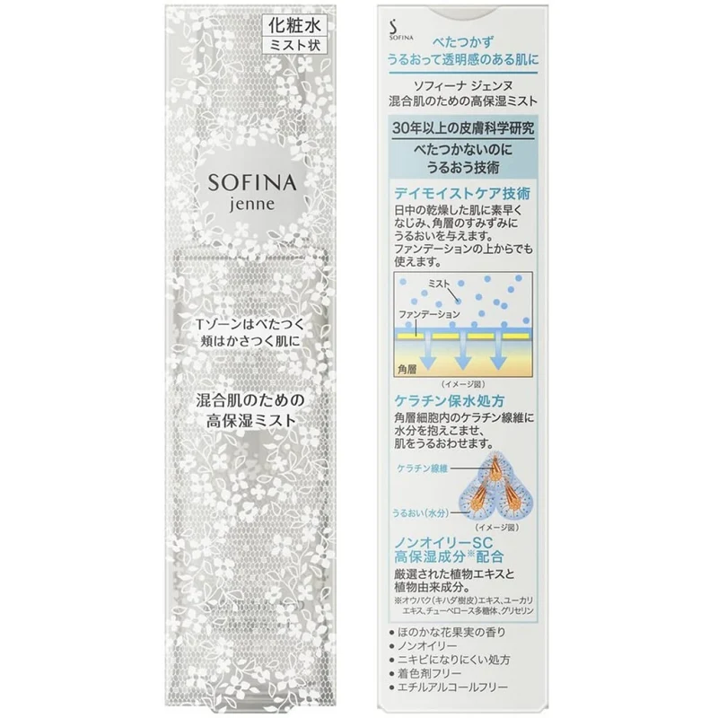 [Self-operated] Japanese SOFINA Beauty Moisturizing Makeup Setting Spray Toner 50ml Refreshing Oil Control Makeup Setting Water