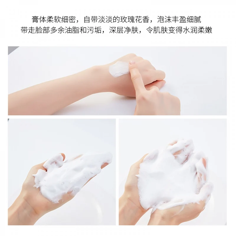 [Self-operated] Japanese ROSETTE Red Mud Facial Cleanser 120g Deep Cleansing Moisturizing Anti-wrinkle Oil Control Facial Cleanser