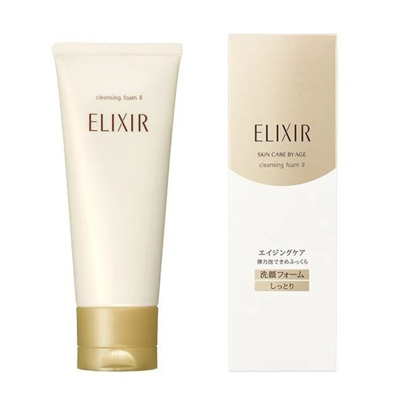 [Self-operated] Japanese SHISEIDO Elixir Facial Cleanser Deep Cleansing II 145g Moisturizing Type