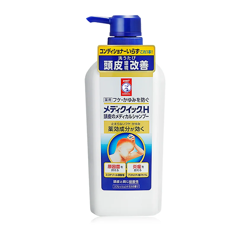 [Self-operated] Japan's ROHTO Rohto Mentholatum Medi Quick H Medicated Scalp Cleansing and Care Shampoo 320ml, refreshing fragrance, anti-dandruff and anti-itching