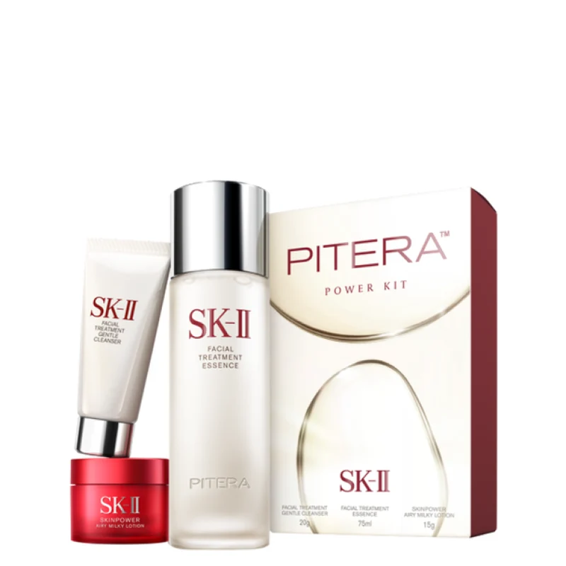 [Self-operated] Japan SK-II introductory trial set Fairy Water Essence 75ml + Facial Cleanser 17ml + Big Red Bottle RNA Cream 15ml