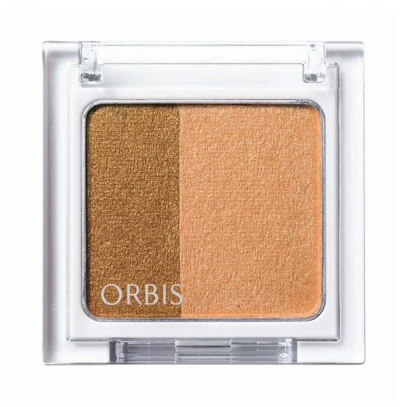 [Self-operated] Japan ORBIS, a subsidiary of Japan POLA, two-color eye shadow with bright and flowing light, clear and fine shimmer, 8191 gentle flowing golden brown