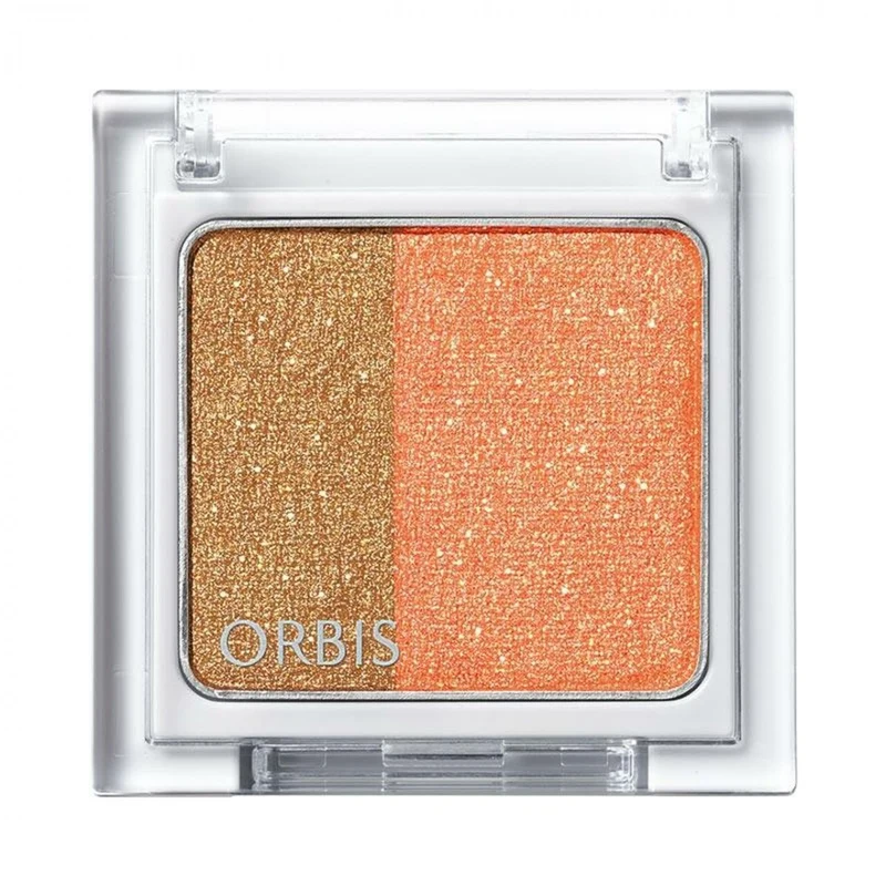 [Self-operated] Japan ORBIS, a subsidiary of Japan POLA, two-color eye shadow with bright and clear eyes, 8256 glazed citrus gold