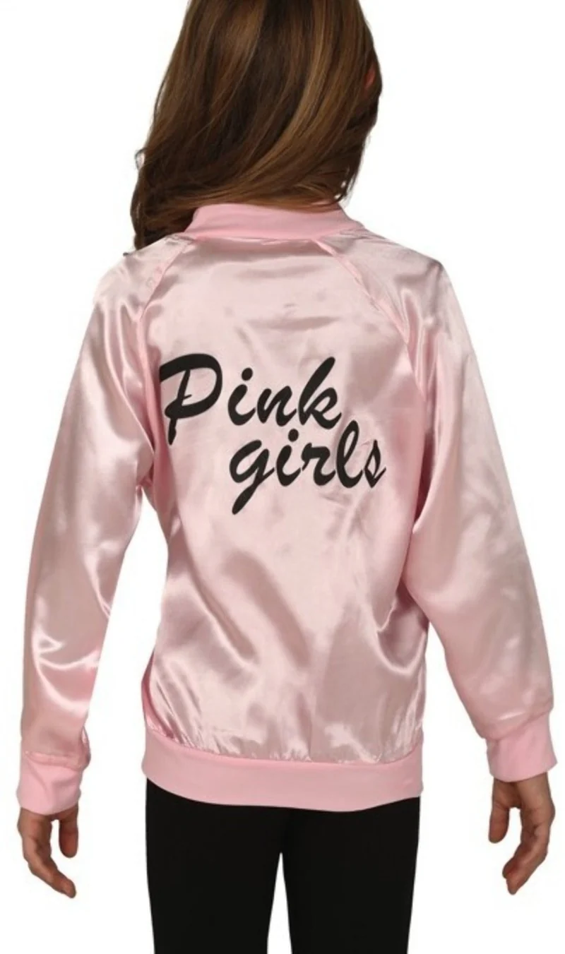 Jacke Pink Lady Grease Kostüm für Mädchen