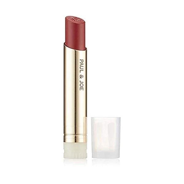 [Self-operated] Japanese PAUL&JOE moist, translucent and gorgeous natural lipstick lipstick #306 deep noble red 3.5g lipstick refill shell sold separately, modified lip lines, hydrating and long-lasting