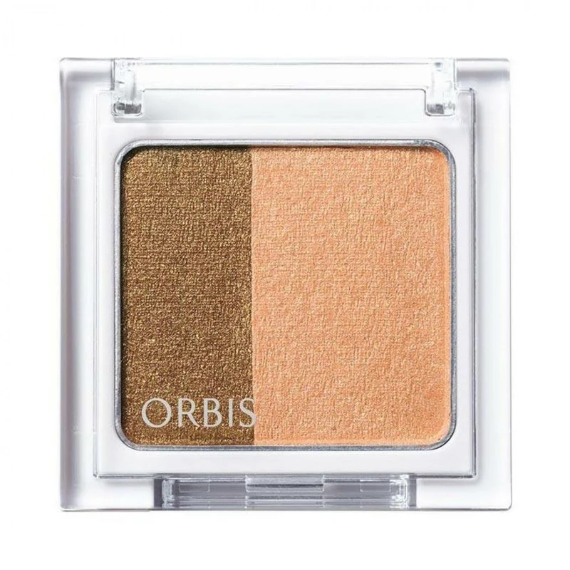 [Self-operated] Japanese ORBIS, a subsidiary of Japan POLA, two-color eye shadow with bright and shining eyes, clear and fine shimmer, 8190 modern earth color