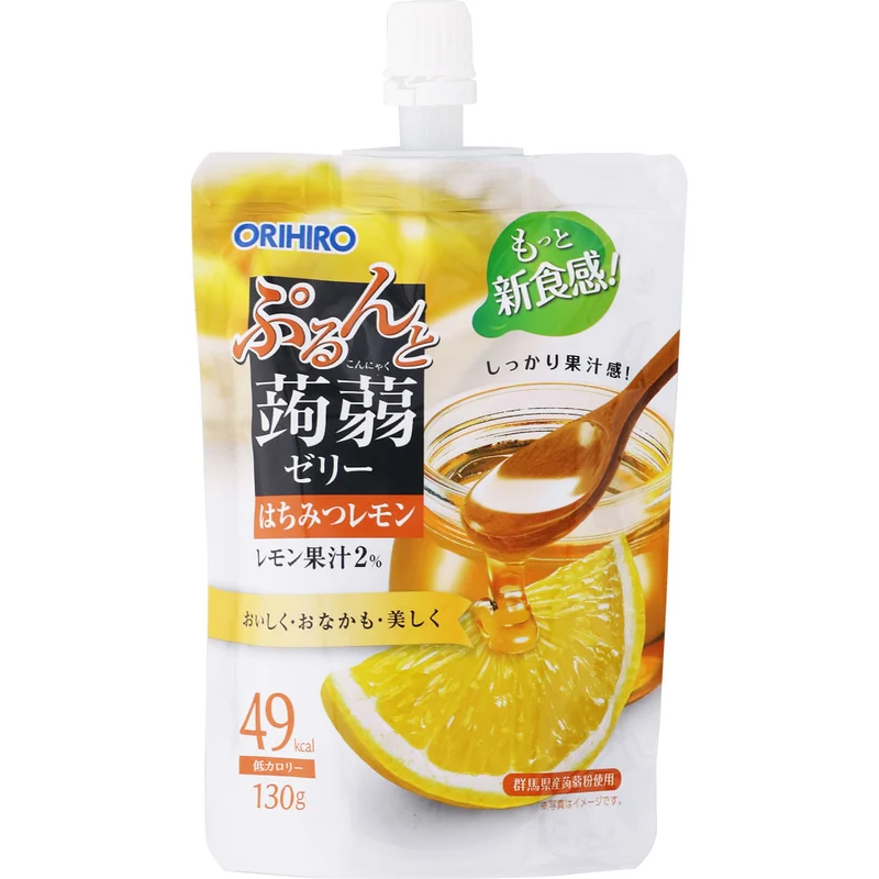 [Self-operated] Japan ORIHIRO low-calorie konjac jelly 130g honey grapefruit flavor