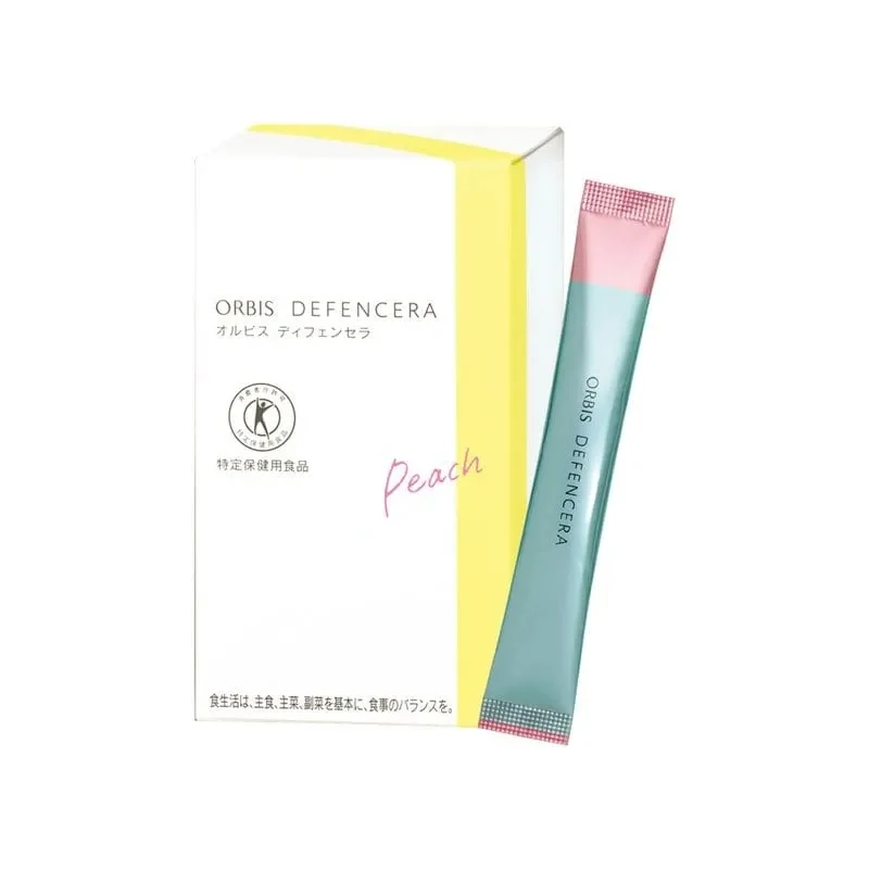 [Self-operated] ORBIS DEFENCERA Ceramide Moisturizing Oral Powder Full Body Moisturizing Small Blue Strips 1.5g*30 Strips Limited Peach Flavor POLA R&D Products of POLA Japan