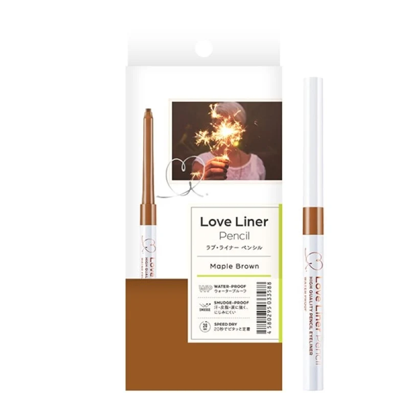 [Self-operated] Japanese MSH LOVE LINER new version, long-lasting non-smearing ultra-fine waterproof eyeliner gel pen 1 pack #Maple Brown maple sugar brown