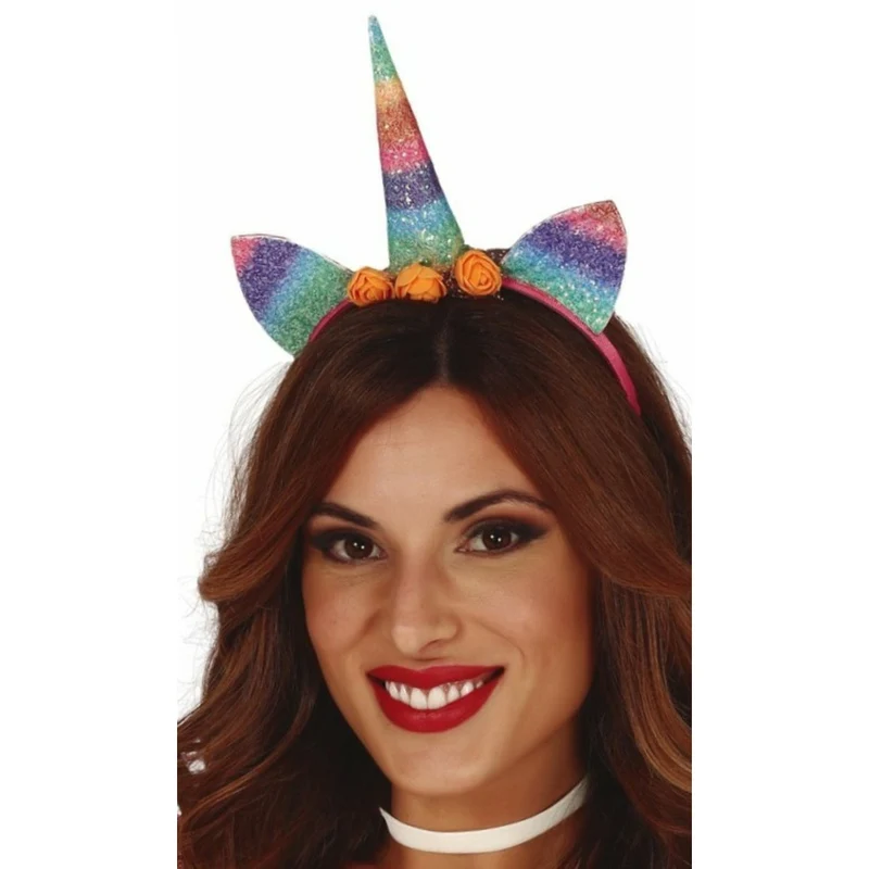Haarreif Einhorn Glitzer
