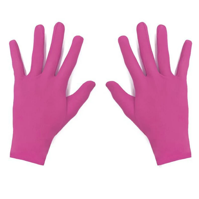 Fuchsia-rosa Handschuhe