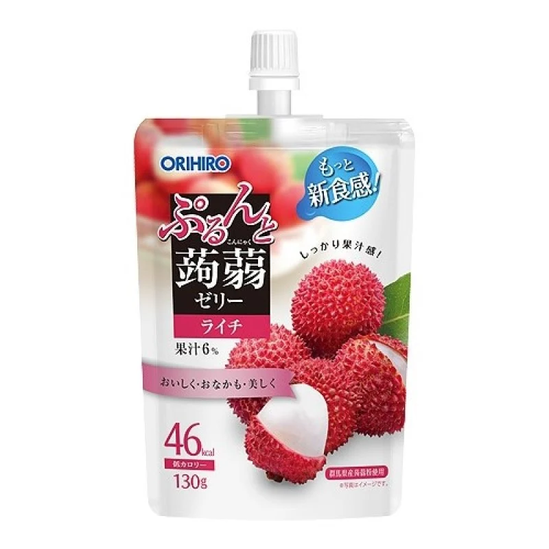 [Self-operated] Japan ORIHIRO Low-calorie Slimming Konjac Jelly 130g Lychee Flavor