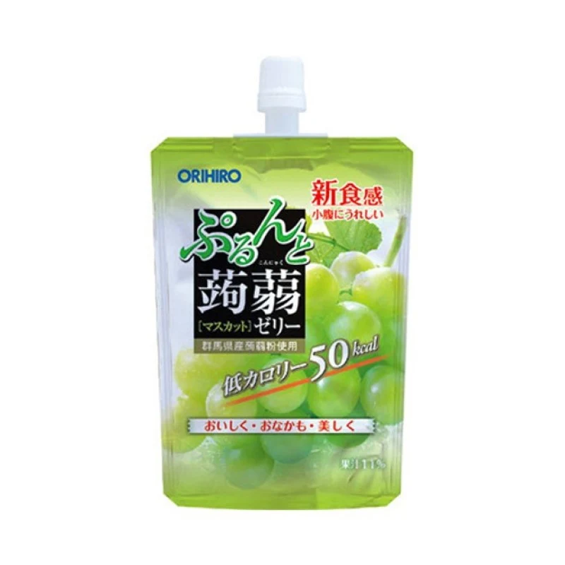 [Self-operated] Japan ORIHIRO Low-calorie Slimming Konjac Jelly 130g Green Flavor