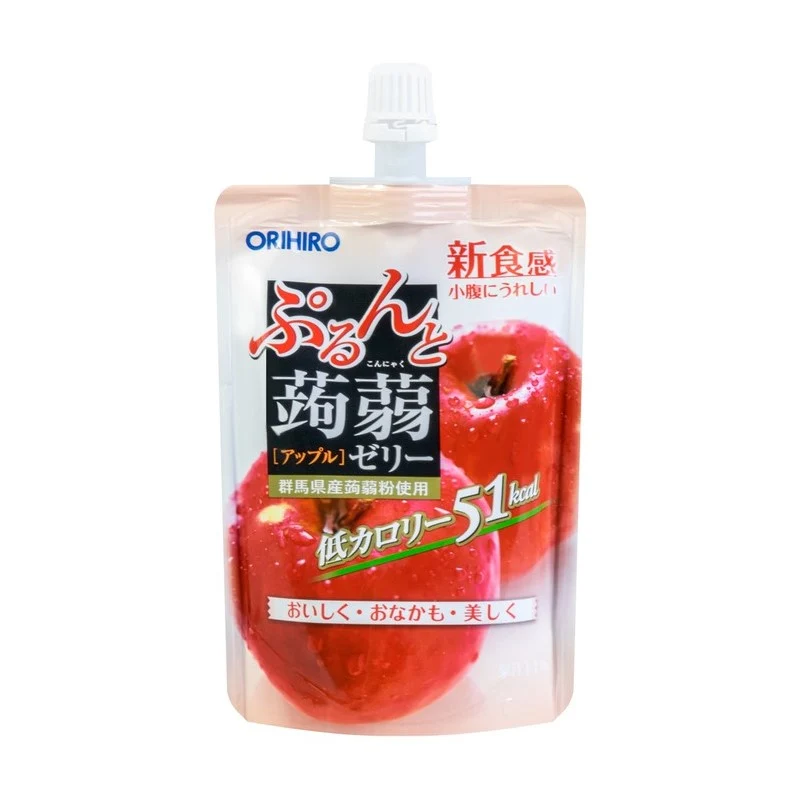 [Self-operated] Japan ORIHIRO Low-calorie Slimming Konjac Jelly 130g Apple Flavor