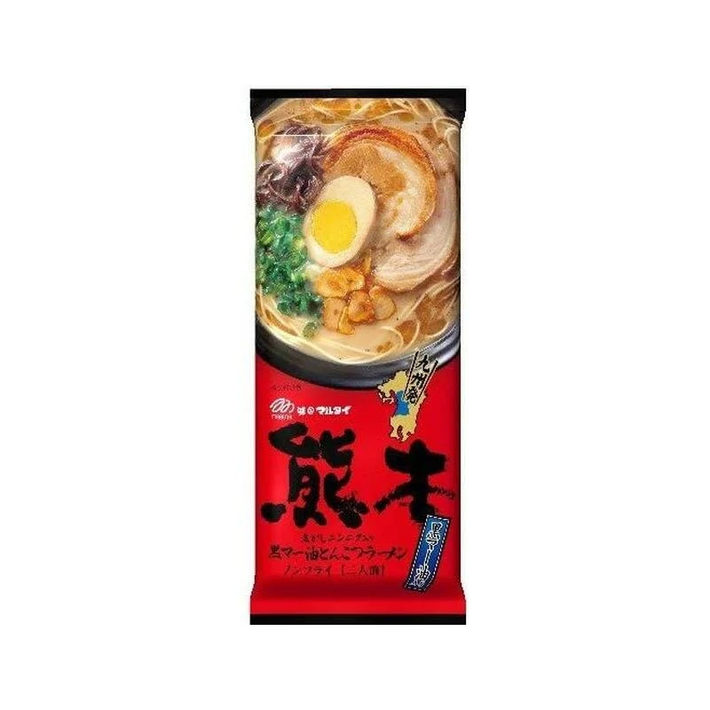 [Self-operated] Japanese MARUTAI Kumamoto Black Sesame Oil Tonkotsu Flavor Ramen 2 servings 186g