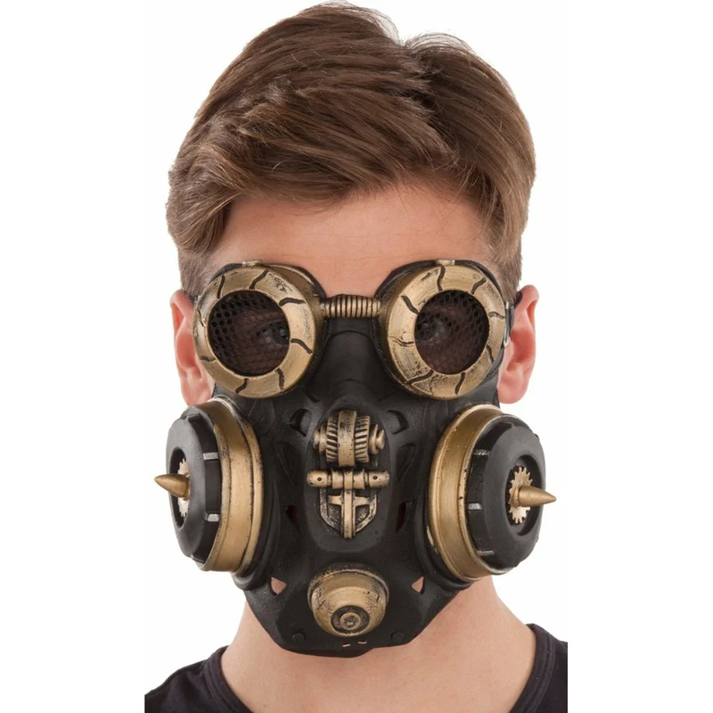 Steampunk Gasschutzmaske aus Latex
