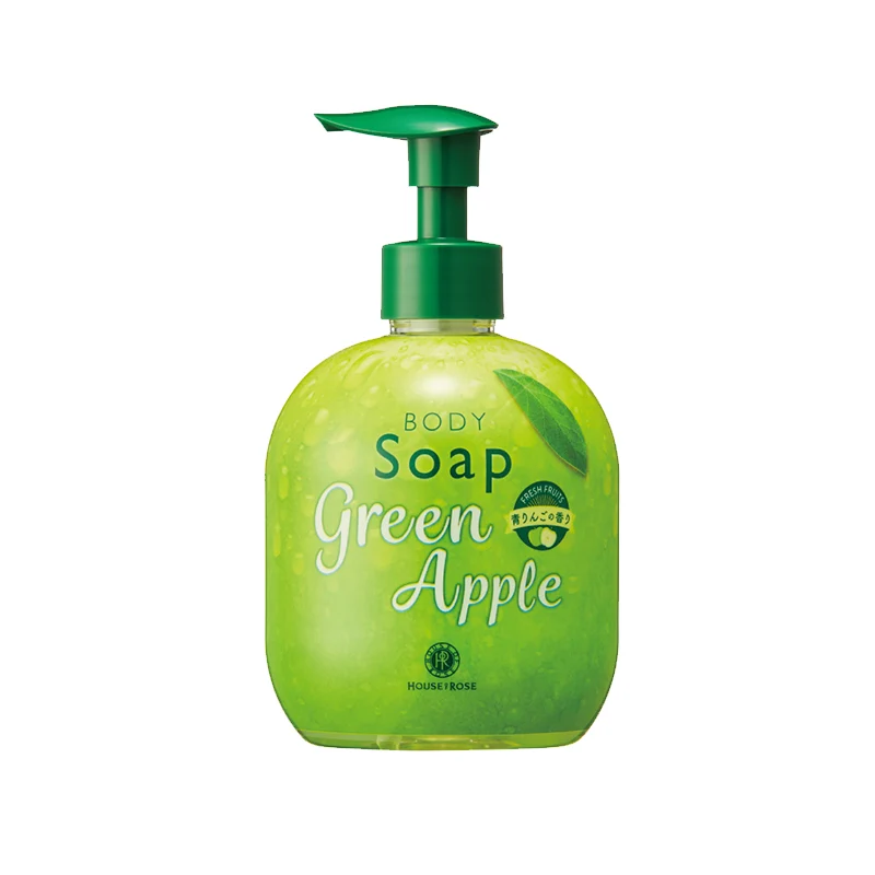 [Self-operated] Japanese HOUSE OF ROSE OH!BABY Green Apple Shower Gel 300ml, mild, nourishing and rich in foam