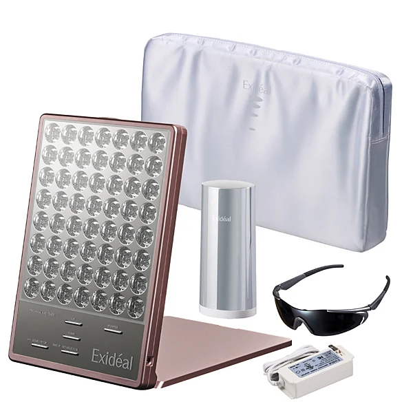 [Self-operated] Japanese Exideal large lamp beauty instrument, anti-inflammatory, acne, whitening and anti-wrinkle LED light therapy skin beauty instrument, pink model EX-P280, same model as stars