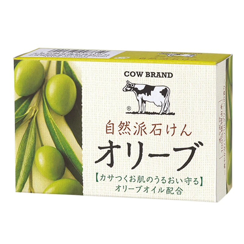 [Self-operated] Japan COW Natural Olive Essence Cleansing Soap 100g Young Moisturizing Bath Soap