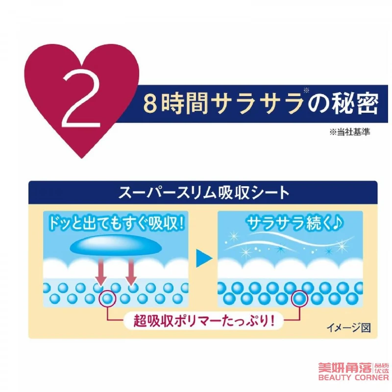 [Self-operated] Japanese ELIS ultra-thin instant-absorbent high-volume night sanitary napkin with wings 330mm 14 pieces