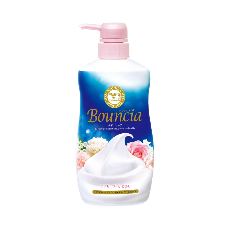 [Self-operated] Japan COW New BOUNCIA thick foam shower gel rose fragrance 500ml